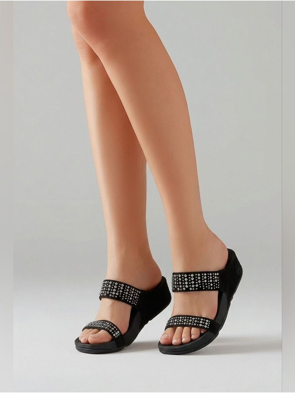 Fitflop Novy Slide Sandals Black